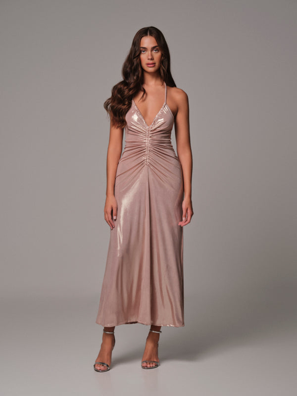 THE LUNA HALTER MAXI